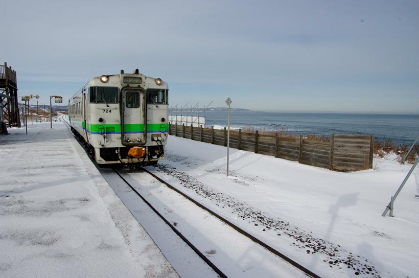 海の見える駅